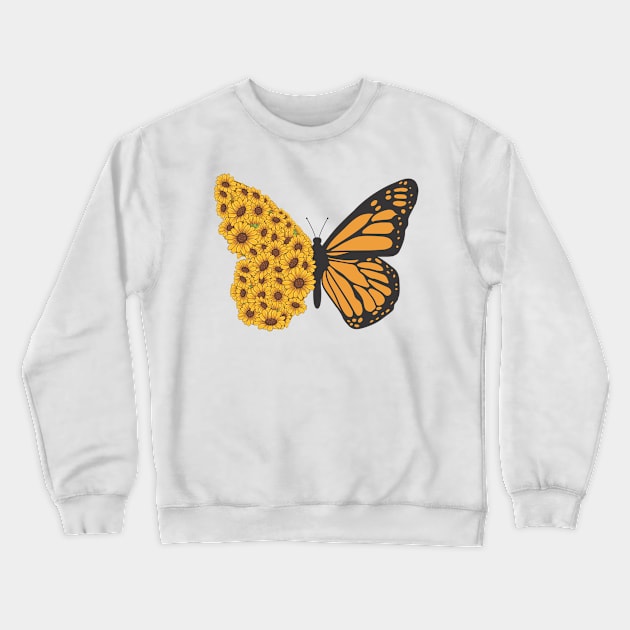 Gift Monark Butterfly Monarch Butterfly Crewneck Sweatshirt by IngeniousMerch